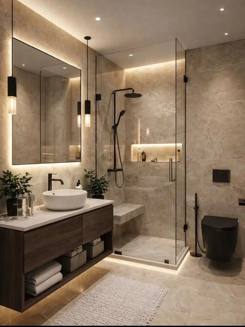 Spa-grade bathroom interior by Sehgal Home Studio in Delhi NCR — view 6