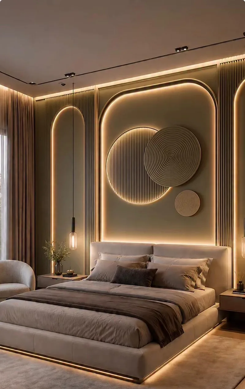 Bedroom interior design by Sehgal Home Studio in Delhi NCR — view 17