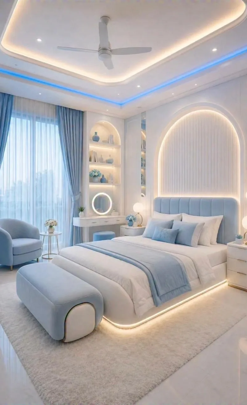 Bedroom interior design by Sehgal Home Studio in Delhi NCR — view 18