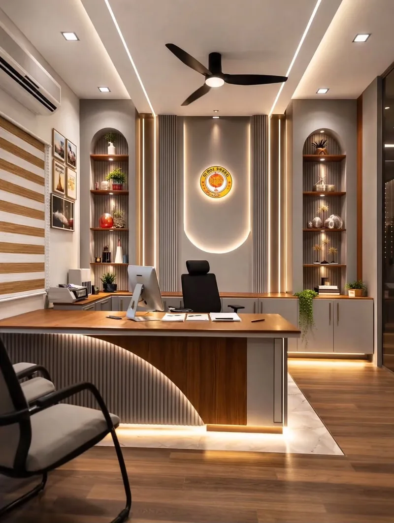 Commercial office and showroom interior by Sehgal Home Studio in Delhi NCR — 2