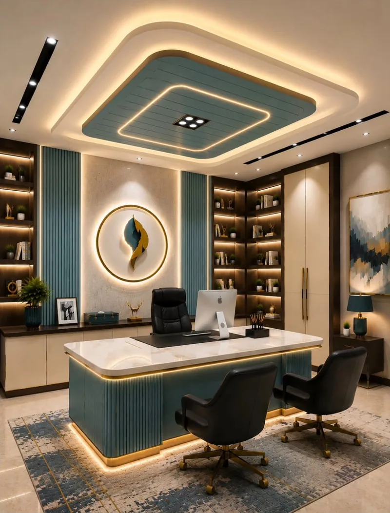 Commercial office and showroom interior by Sehgal Home Studio in Delhi NCR — 3