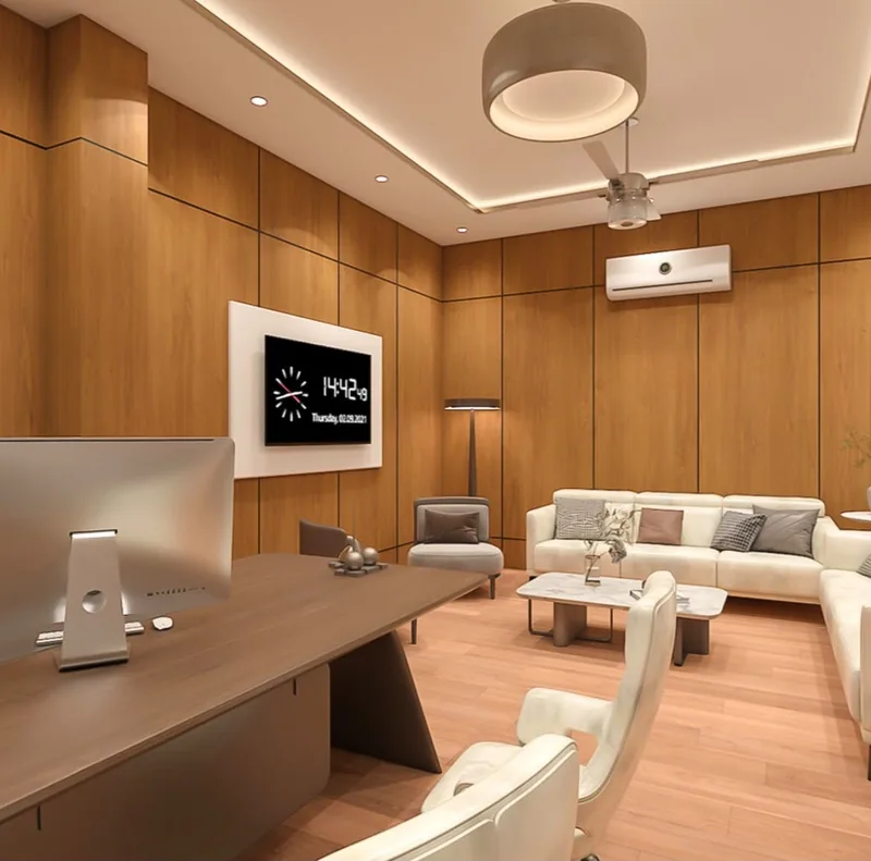 Commercial office and showroom interior by Sehgal Home Studio in Delhi NCR — view 6