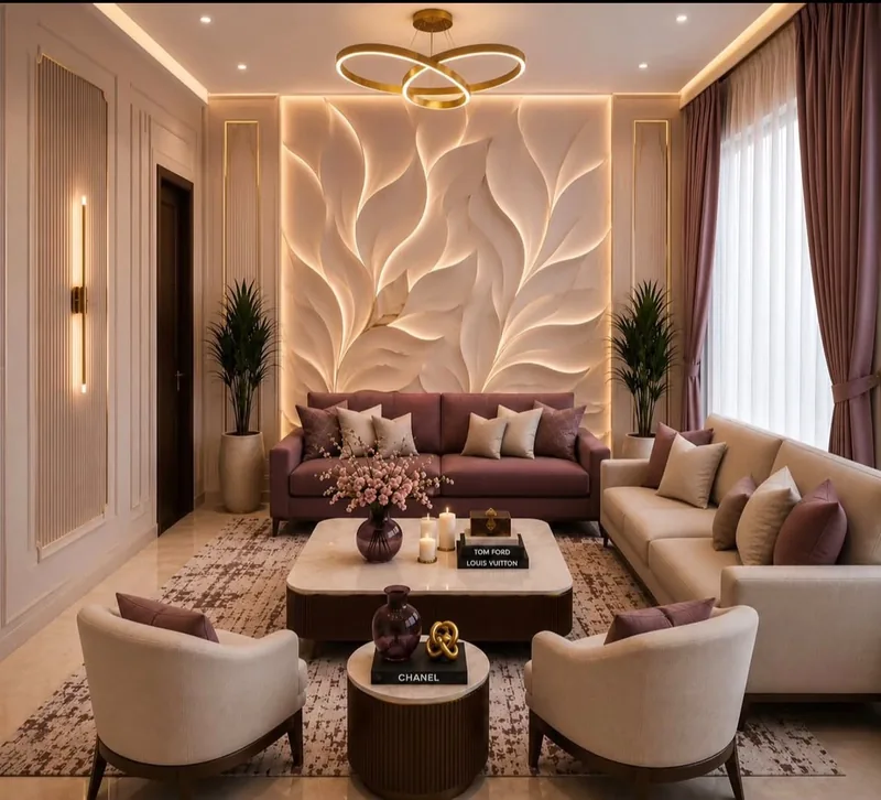 Slat TV unit and feature wall by Sehgal Home Studio in Delhi NCR — 5