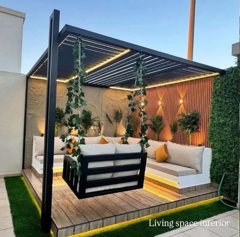 Terrace lounge and balcony design by Sehgal Home Studio in Delhi NCR — 2