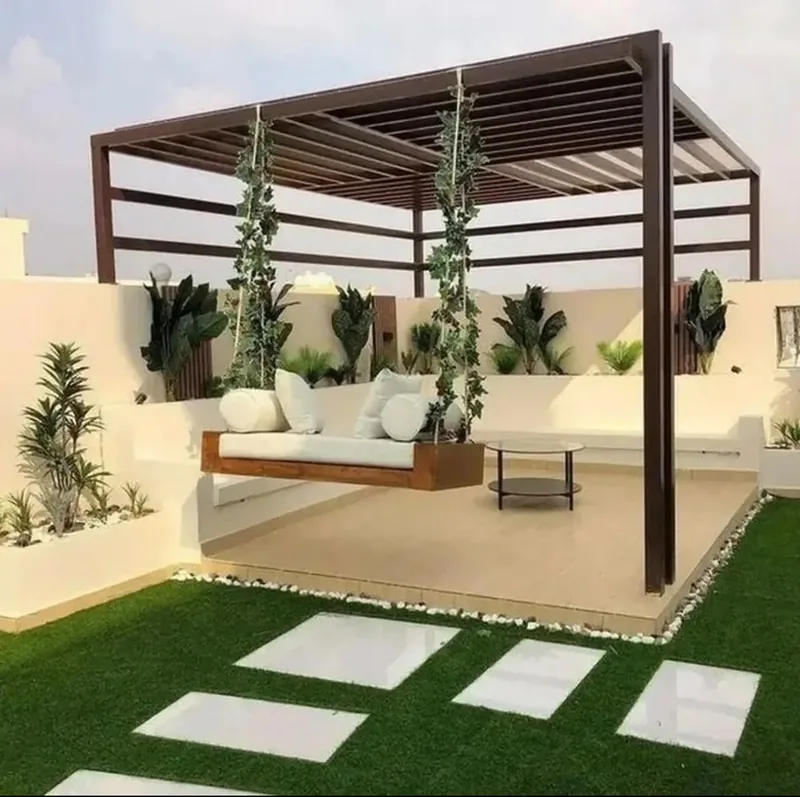 Terrace lounge and balcony design by Sehgal Home Studio in Delhi NCR — 4