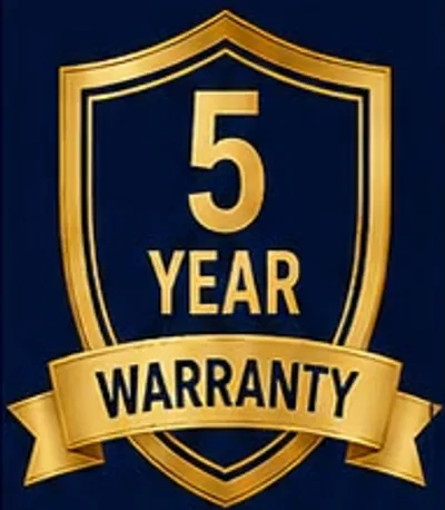 5 year warranty on wooden work and interior solutions, 3 year hardware warranty — Sehgal Home Studio